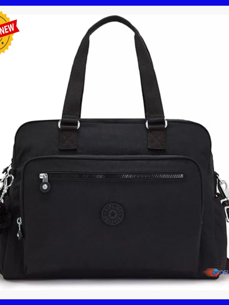 Lightweight Nylon Diaper Bag With Multiple Pockets And Zipper Closure
